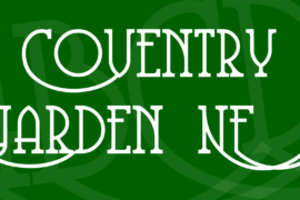 Coventry Garden NF Font