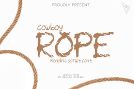 Cowboy Rope Font