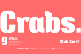 Crabs Slab Font