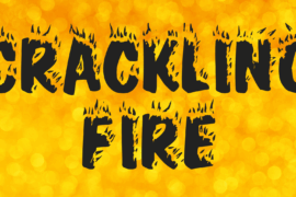 Crackling Fire Font