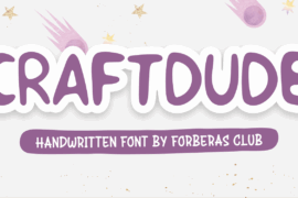 Craft Dude Font