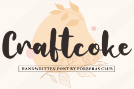 Craftcoke Font