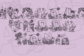 Crayola Kiddy Font Font