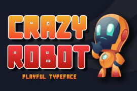 Crazy Robot Font