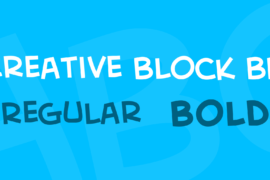 Creative Block BB Font Family