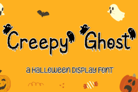 Creepy Ghost Font