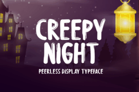 Creepy Night Font
