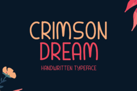 Crimson Dream Font