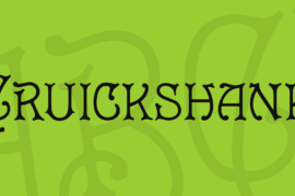 Cruickshank Font