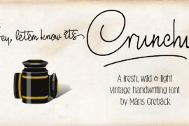 Crunchy PERSONAL USE ONLY Font