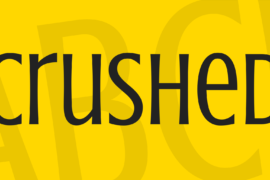 Crushed Font