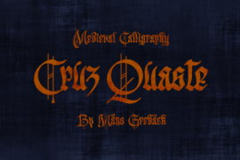 Cruz Quaste PERSONAL USE ONLY Font