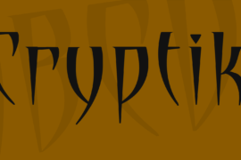 Cryptik Font