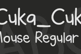 Cuka_Cuki Font Family