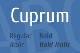 Cuprum Font Family