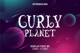 Curly Planet Demo Font