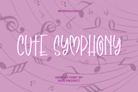 Cute Symphony Demo Font