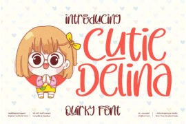 Cutie Delina Font Family
