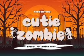 Cutie Zombie Font