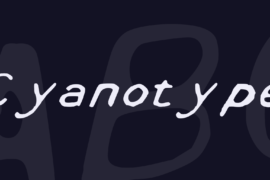 Cyanotype Font