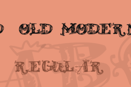 D_OLD MODERN Font Family