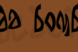 Da Bomb Font