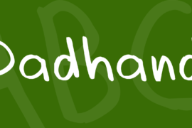 Dadhand Font