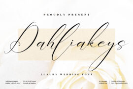 Dahliakeys Font Family
