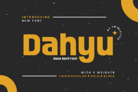Dahyu Personal Use Font Family