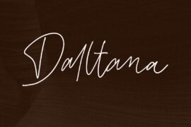 Daltana Demo Font