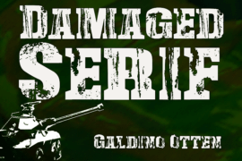 Damaged Serif Font