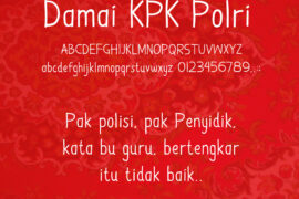 Damai Kpk Polri Font