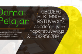 Damai Pelajar Font