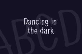 Dancing in the dark Font