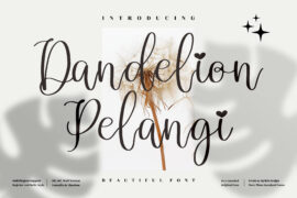 Dandelion Pelangi Font Family