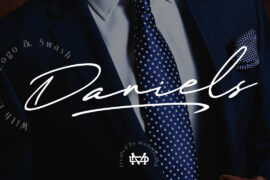 Daniels Signature Font