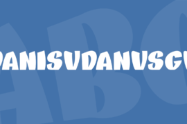 DANISVDANVSGV Font