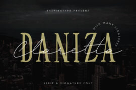 Daniza Claretta FREE Font