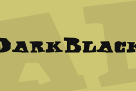 DarkBlack Font