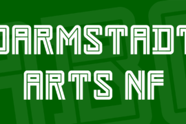 Darmstadt Arts NF Font