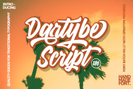 Dartybe Script Font