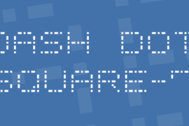 Dash Dot Square-7 Font