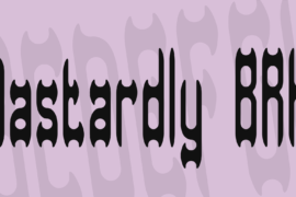 Dastardly BRK Font