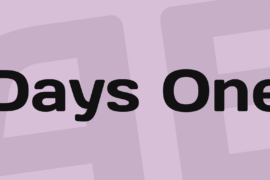 Days One Font