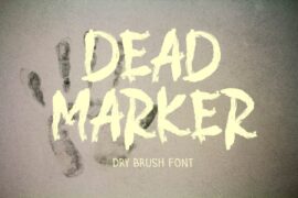 DEAD MARKER Font