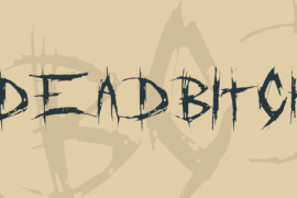 DeadBitch Font