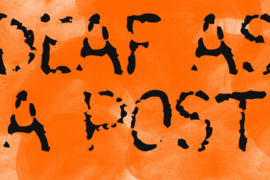 Deaf As A Post Font