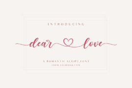 dear love – personal use Font