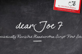 dearJoe 7 Font
