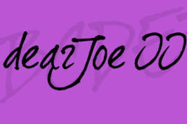 dearJoe II Font